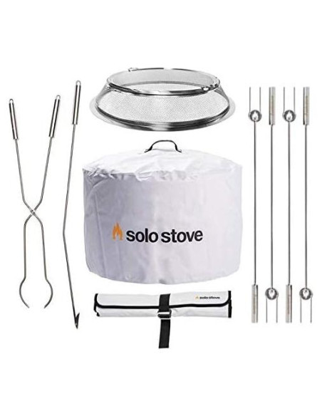 Paquete de Accesorios para Fogata Yukon Solo Stove - Escudo, Refugio, Palos y Herramientas Paquete de Accesorios para Fogata Yukon Solo Stove - Escudo, Refugio, Palos y Herramientas