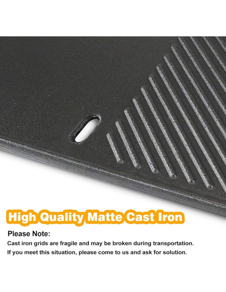 Plancha de Cocina Hisencn 44.5x25.9 cm para Parrillas Weber Spirit Plancha de Cocina Hisencn 44.5x25.9 cm para Parrillas Weber Spirit