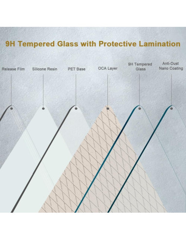 Protector de Pantalla Vidrio Templado ENGFYADSY para TCL 20 XE