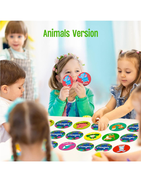 Juego de Memoria 72 PCS SpriteGru Animales para Niños 3-6 Años Juego de Memoria 72 PCS SpriteGru Animales para Niños 3-6 Años