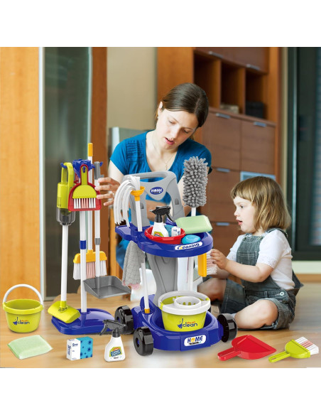 Juego de Limpieza para Niños Sotodik 29 Piezas Azul Juego de Limpieza para Niños Sotodik 29 Piezas Azul