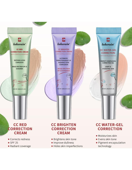 Crema CC Correctora de Color Lakerain Azul 14.79 ml