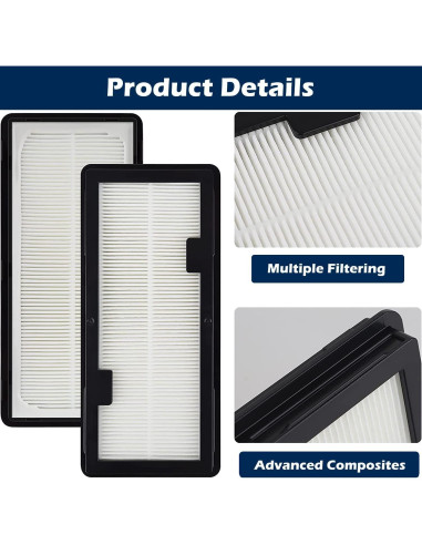 Filtros HEPA Lavables Goodsby 2 Pack para Aspiradoras Samsung Jet Bot