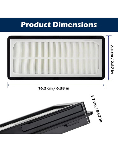 Filtros HEPA Lavables Goodsby 2 Pack para Aspiradoras Samsung Jet Bot