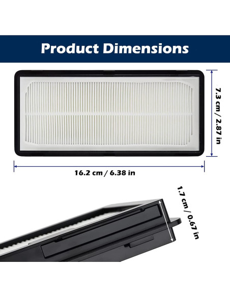 Filtros HEPA Lavables Goodsby 2 Pack para Aspiradoras Samsung Jet Bot Filtros HEPA Lavables Goodsby 2 Pack para Aspiradoras Samsung Jet Bot