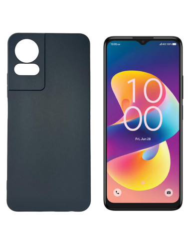 Funda TPU Slim + Vidrio Templado para TCL 50 LE T510D - Negro