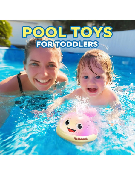 Juguete de Baño Iluminado Ballena SYHLN para Bebés 18+ Meses Juguete de Baño Iluminado Ballena SYHLN para Bebés 18+ Meses