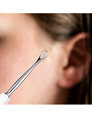 Kit de Eliminación de Cerumen HOKIN, Acero Inoxidable, 14 cm
