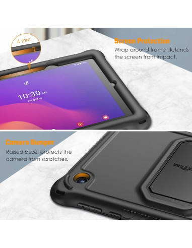 Funda Fintie para Tableta Alcatel Joy Tab 2 2020 - Antideslizante