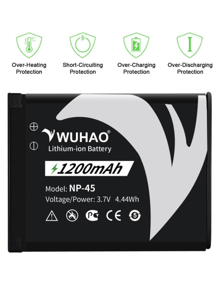 Baterías NP-45 WUHAO 2-Pack 1200mAh para Arctis Nova Pro Baterías NP-45 WUHAO 2-Pack 1200mAh para Arctis Nova Pro