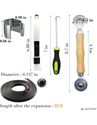 Kit de herramientas para instalación de pantallas NACETURE 5 en 1