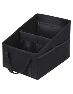 Organizador de Asiento de Coche ZIMISI Negro 32.3x24x23 cm