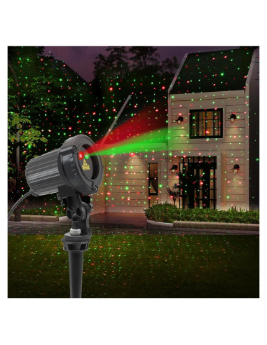 Luces Proyector Láser Navidad SUNFUCAN IP65 Exterior