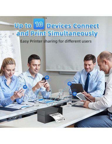 Impresora Térmica de Etiquetas WiFi Omezizy PM-247 4x6