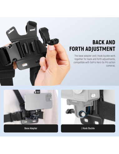 Kit de Accesorios 50 en 1 NEEWER para Cámaras de Acción y Teléfonos