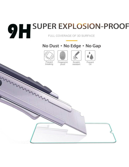 Protector de Pantalla Vidrio Templado Beukei para TCL 40 XL 5G Protector de Pantalla Vidrio Templado Beukei para TCL 40 XL 5G
