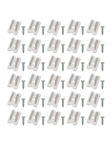 Clips de Montaje para Tiras LED Sunnates 30PCS 5-6mm
