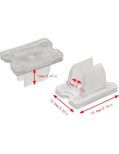 Clips de Montaje para Tiras LED Sunnates 30PCS 5-6mm 2