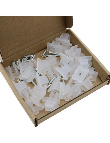 Clips de Montaje para Tiras LED Sunnates 30PCS 5-6mm