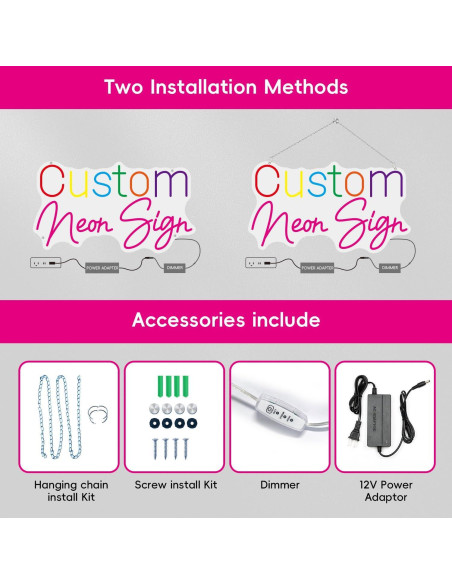 Cartel de Neón Personalizado IbayNawi para Decoración de Pared Cartel de Neón Personalizado IbayNawi para Decoración de Pared
