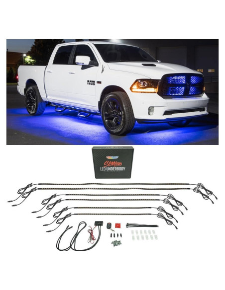 Kit de Iluminación LED Bajo Cuerpo LEDGlow Azul 6 Piezas Kit de Iluminación LED Bajo Cuerpo LEDGlow Azul 6 Piezas