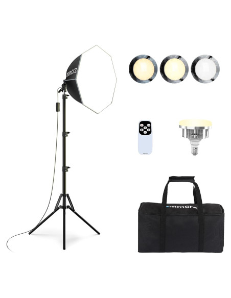 Kit de Iluminación Softbox Profesional 50.8x50.8cm LED 85W Kit de Iluminación Softbox Profesional 50.8x50.8cm LED 85W
