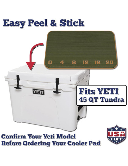 Pad Antideslizante EVA USATuff para Enfriador YETI 45 Tundra Pad Antideslizante EVA USATuff para Enfriador YETI 45 Tundra