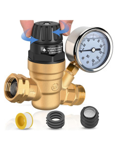 Regulador de Presión de Agua Nilight para RV con Manija Ajustable