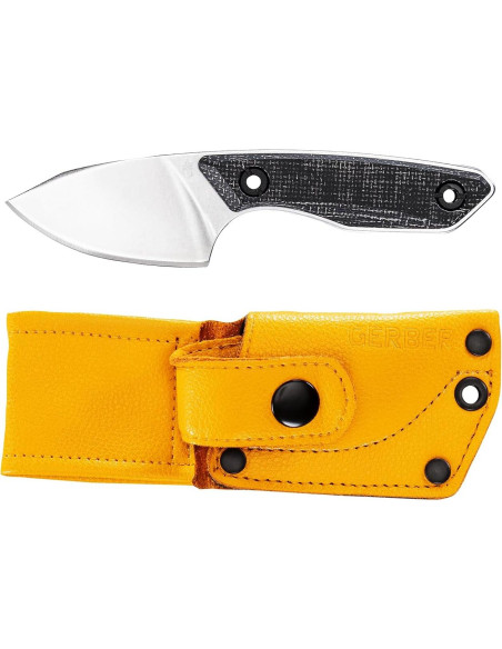 Cuchillo de bolsillo Gerber Stowe 6.35 cm hoja fija Micarta Cuchillo de bolsillo Gerber Stowe 6.35 cm hoja fija Micarta
