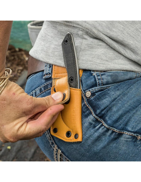 Cuchillo de bolsillo Gerber Stowe 6.35 cm hoja fija Micarta Cuchillo de bolsillo Gerber Stowe 6.35 cm hoja fija Micarta