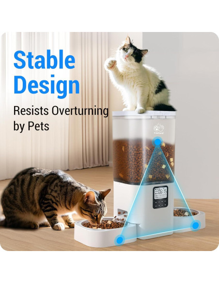Comedero Automático Frienhund para 2 Gatos 29 Tazas Comedero Automático Frienhund para 2 Gatos 29 Tazas
