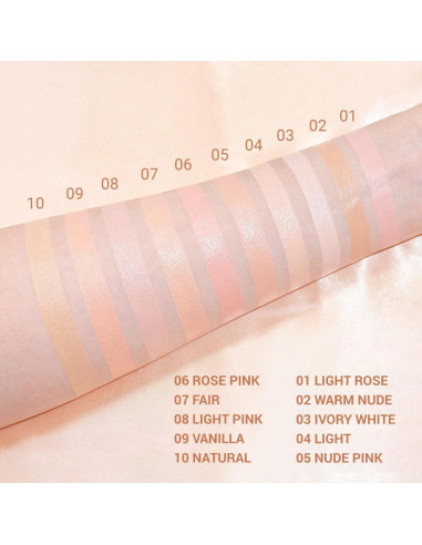 Corrector Iluminador Rosa Claro evpct para Ojeras 4.8g