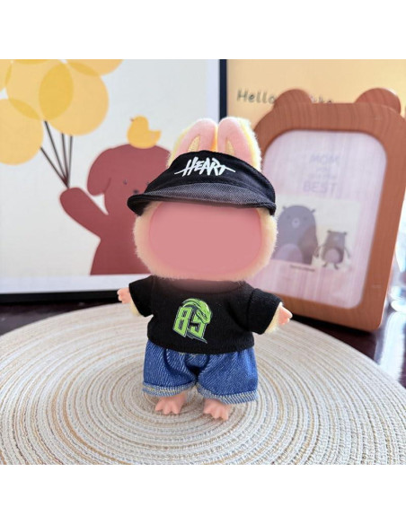 Conjunto de Ropa para Muñeca Labubu 17cm - Atuendo Elegante Conjunto de Ropa para Muñeca Labubu 17cm - Atuendo Elegante