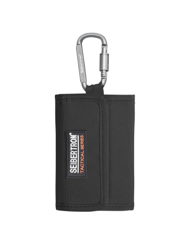 Cartera RFID Seibertron Tactical 2.0 Negra Resistente