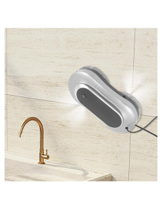 Robot Limpiador de Ventanas GUIAFUHYE Gris Plateado 80W Control Remoto