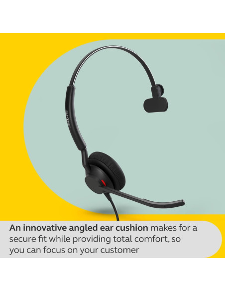 Auricular Mono Jabra Engage 40 UC con Cable USB-A y Cancelación de Ruido Auricular Mono Jabra Engage 40 UC con Cable USB-A y Cancelación de Ruido