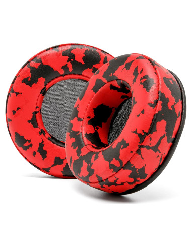 Almohadillas Extra Gruesas Wicked Cushions para Skullcandy Hesh - Camuflaje Rojo