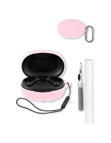 Funda de Silicona Rosa BOVUGAC para Auriculares Anker LIFE P2 mini