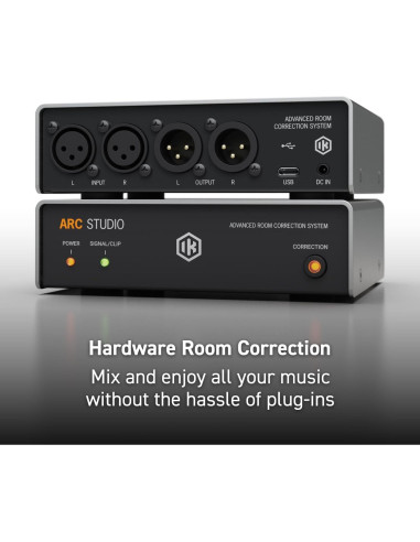 Sistema de Corrección de Sala IK Multimedia ARC Studio con Micrófono y Software