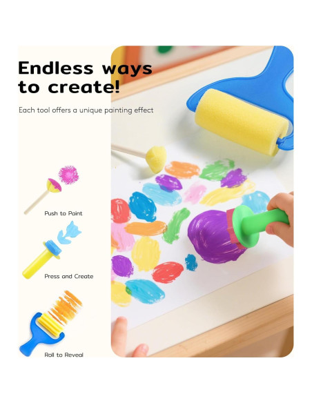 Pintura de Dedos Lavable TMOL 10 Colores 60ml para Niños Pintura de Dedos Lavable TMOL 10 Colores 60ml para Niños