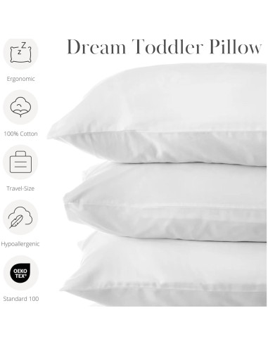 Almohada Ergonómica para Niños Dreamland Baby 33x46 cm