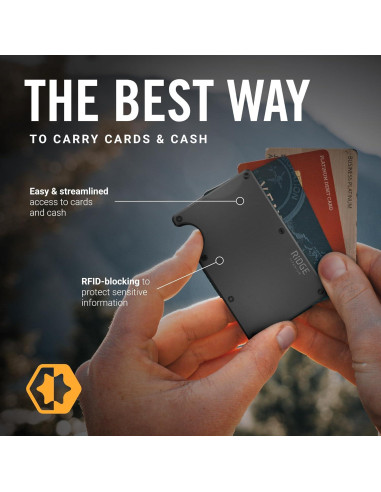 Billetera Ridge para hombres - Minimalista y bloqueadora RFID