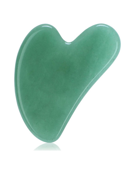 Herramienta Gua Sha Facial Jade Natural Desnice 8.5 cm Herramienta Gua Sha Facial Jade Natural Desnice 8.5 cm