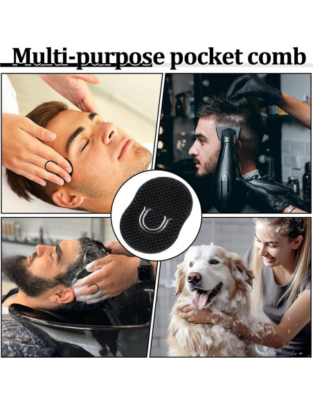12 Peines de Masaje de Bolsillo Wanmu para Hombres Calvos 12 Peines de Masaje de Bolsillo Wanmu para Hombres Calvos