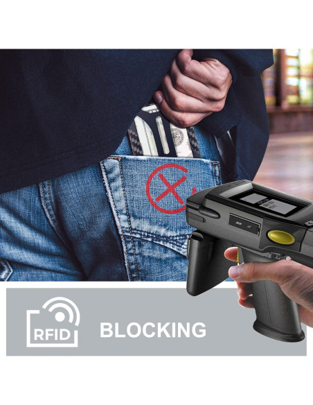 Billetera Táctica Minimalista INECOKS con Bloqueo RFID Negra Billetera Táctica Minimalista INECOKS con Bloqueo RFID Negra