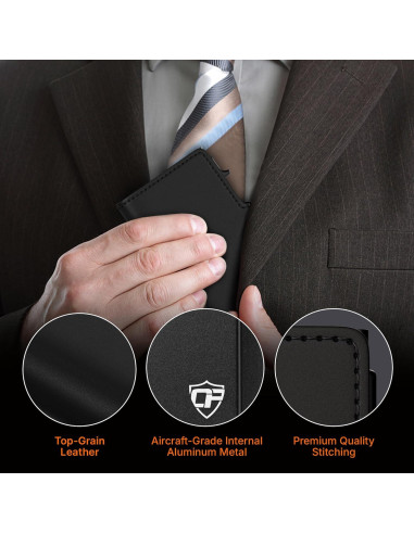 Billetera Pop Up Conceal Plus para Hombres con Bloqueo RFID