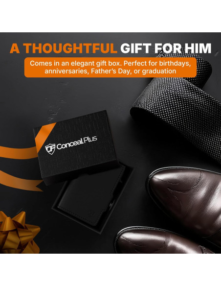 Billetera Pop Up Conceal Plus para Hombres con Bloqueo RFID Billetera Pop Up Conceal Plus para Hombres con Bloqueo RFID