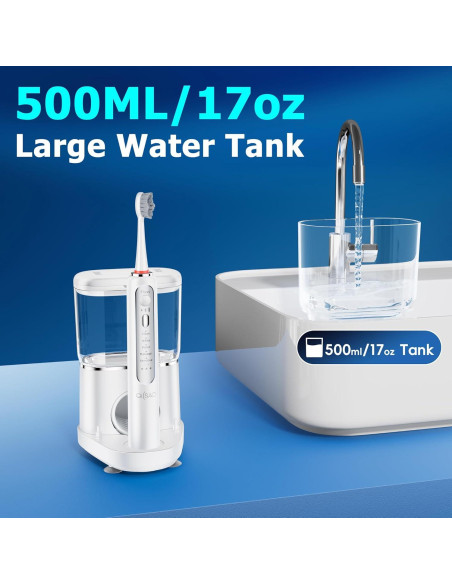 Cepillo de Dientes Eléctrico OILSAO con Irrigador 500ML Cepillo de Dientes Eléctrico OILSAO con Irrigador 500ML
