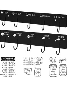 Soporte Colgante de Tazas y Cucharas Medidoras SoeKoa 2