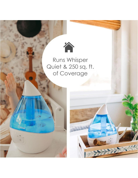 Humidificador ultrasónico Crane Droplet 1.89L azul y blanco Humidificador ultrasónico Crane Droplet 1.89L azul y blanco